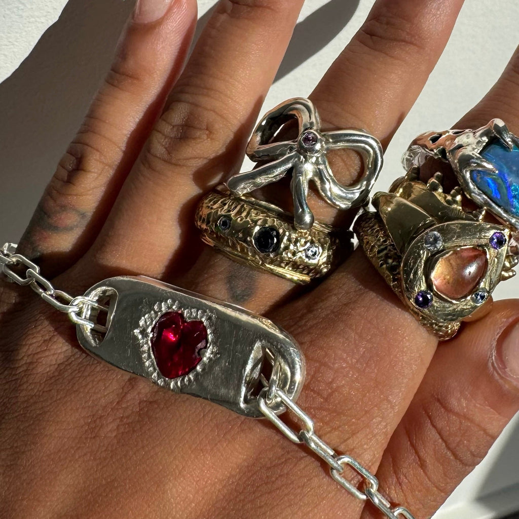 Red Ruby Slider Charm image 2