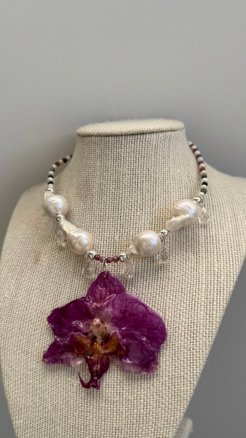 Petal & Pearl Necklace  image 1