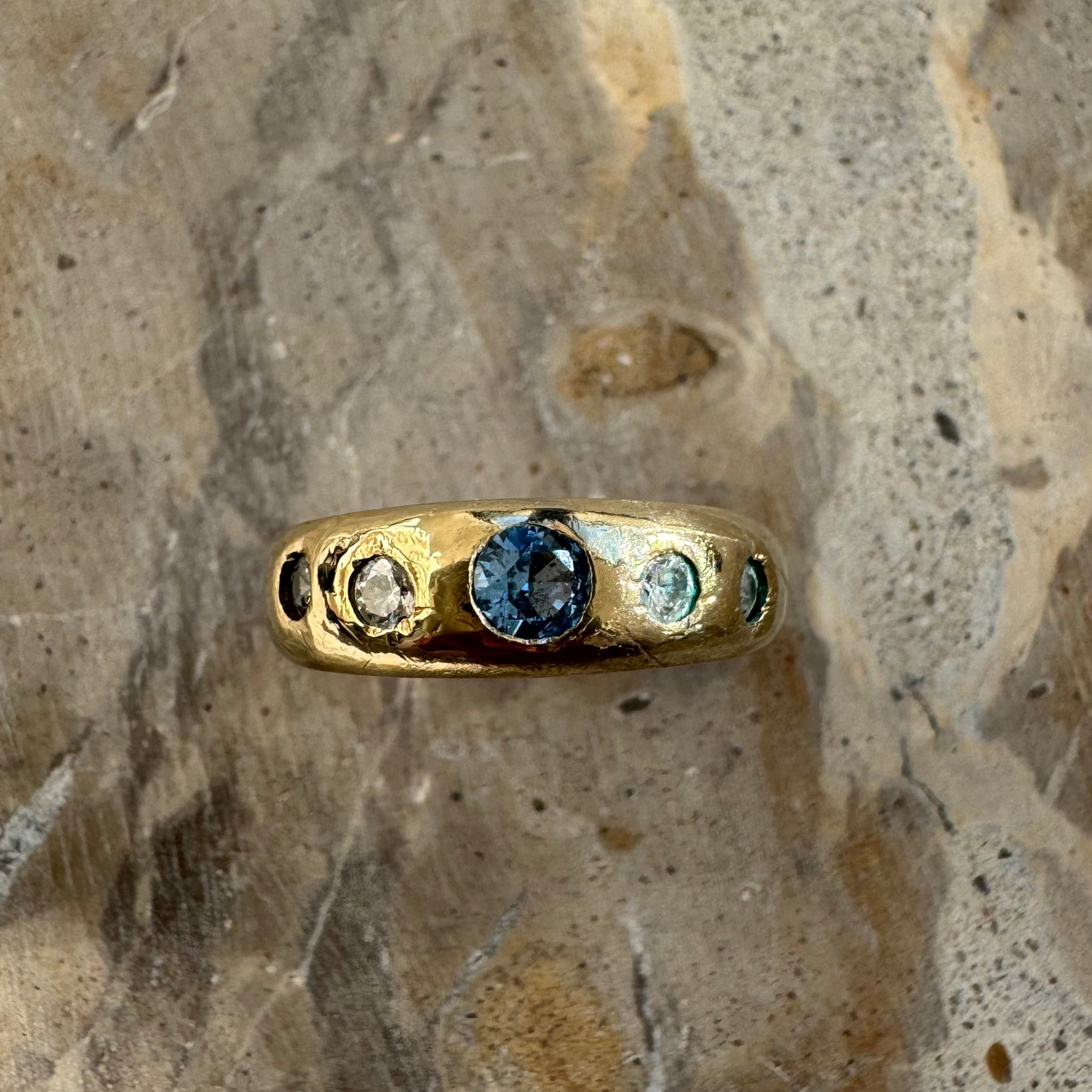 Gold n Gems Ring image 0