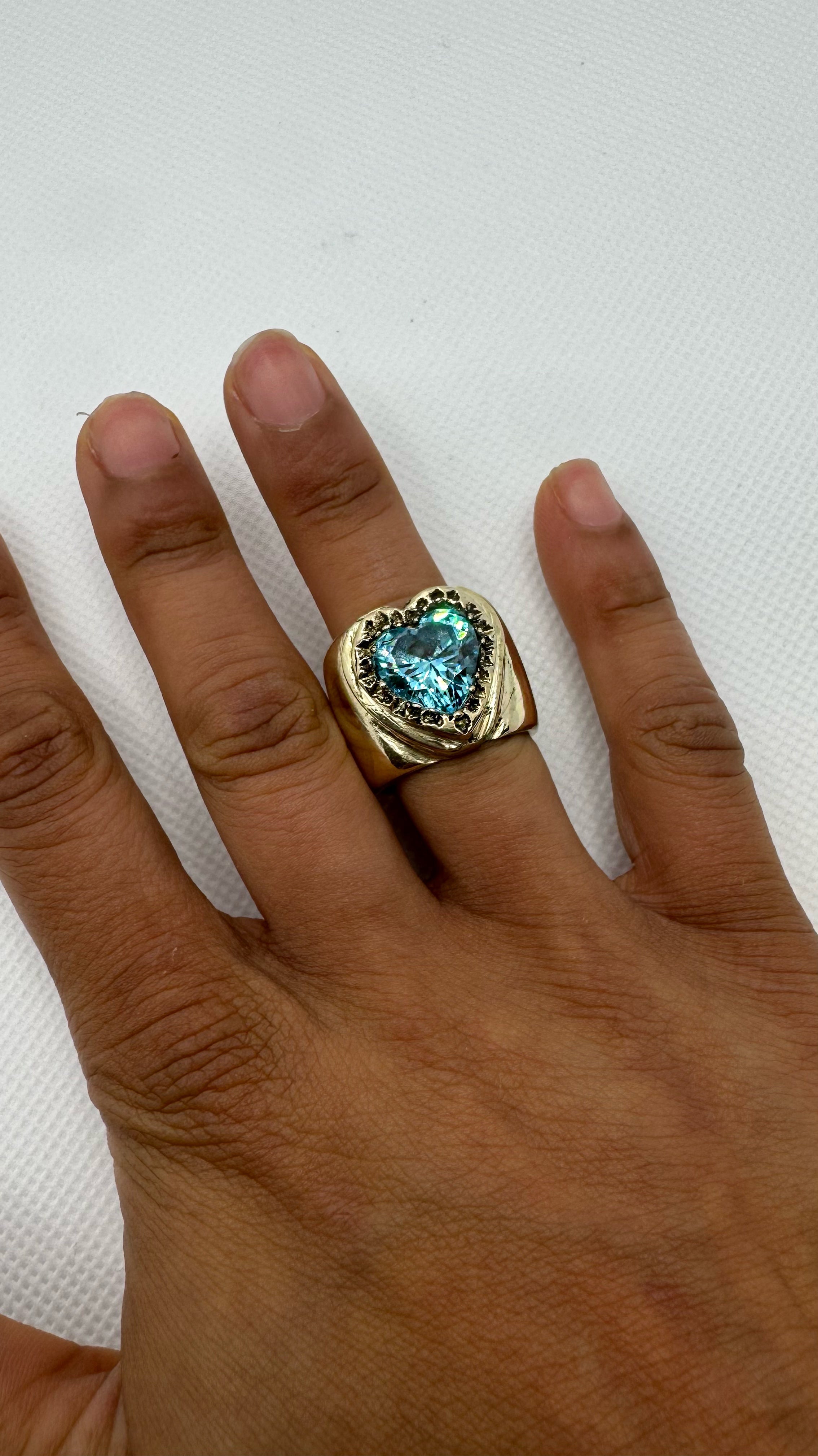 Chunky Heart Ring  image 0