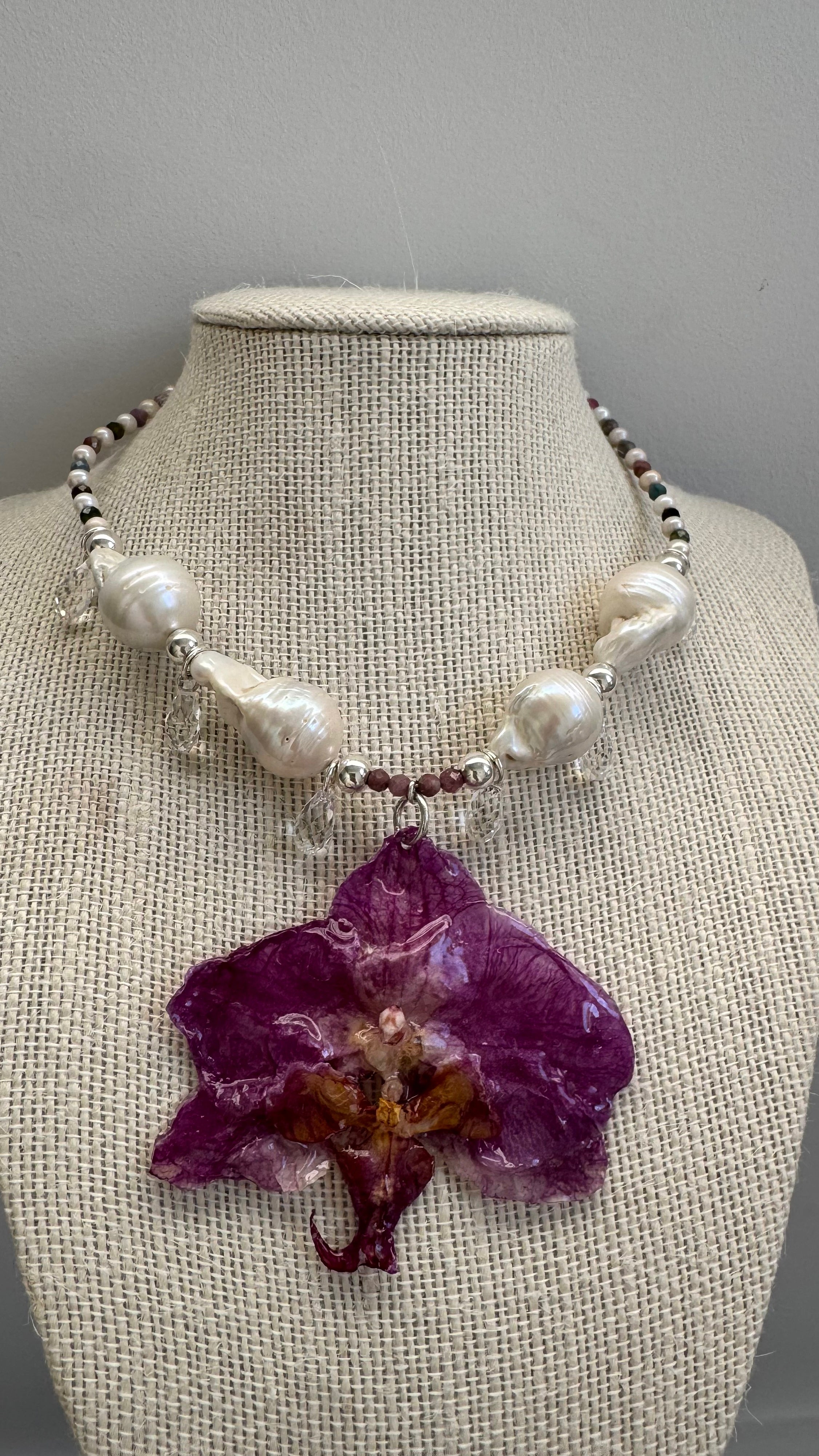 Petal & Pearl Necklace  image 0