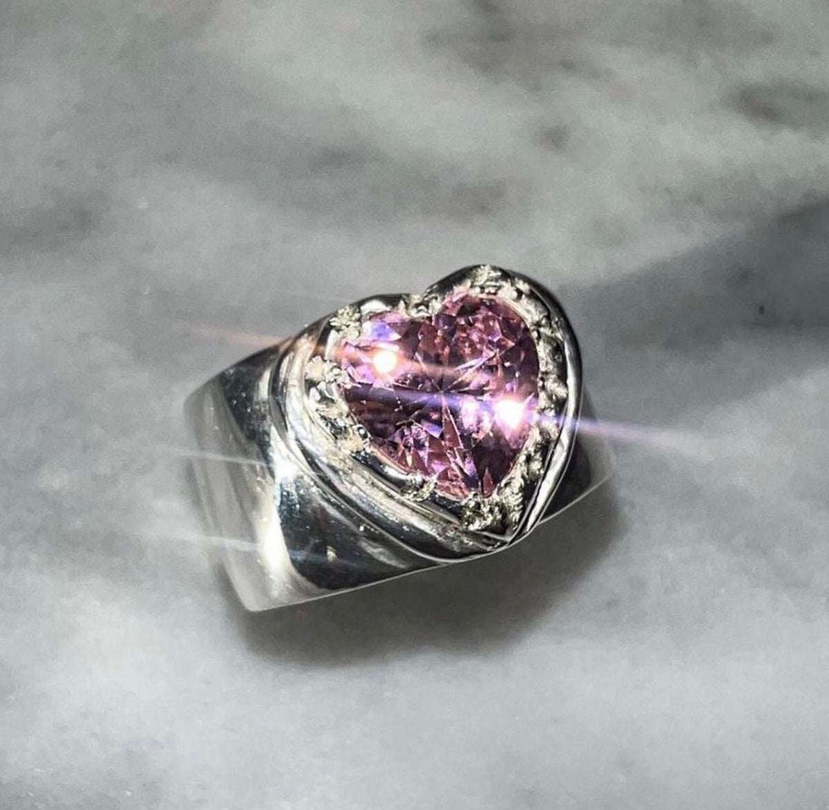 Chunky Heart Ring