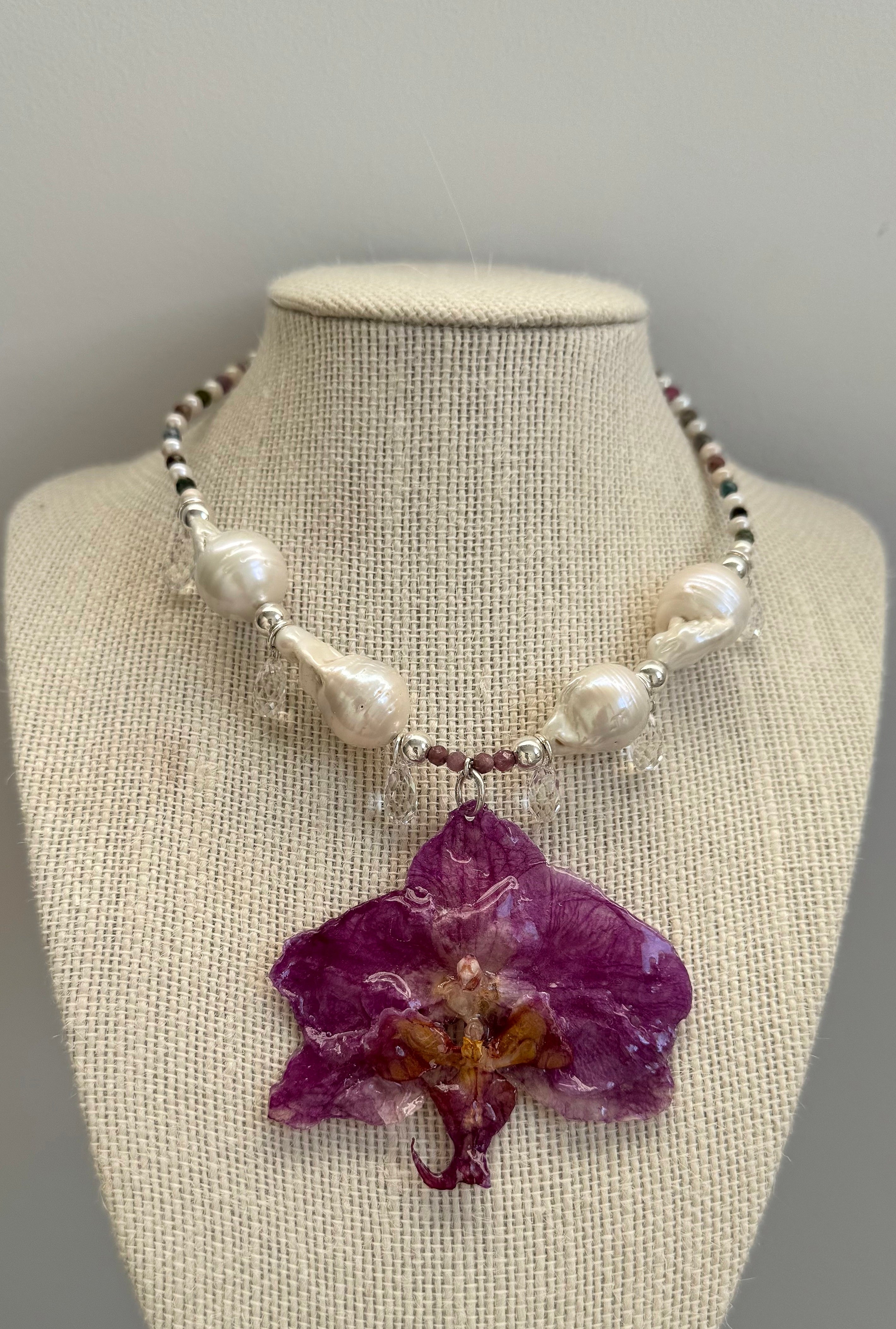 Petal & Pearl Necklace  image 2