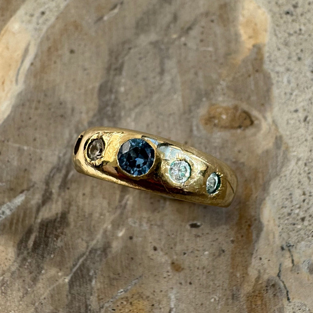 Gold n Gems Ring image 1