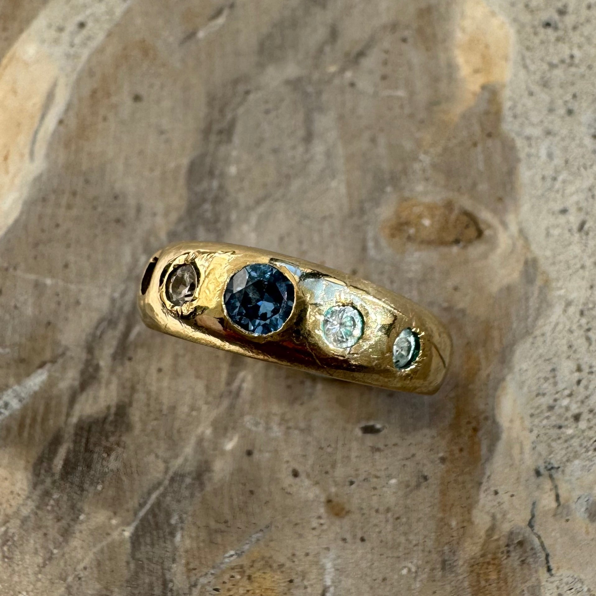 Gold n Gems Ring image 1