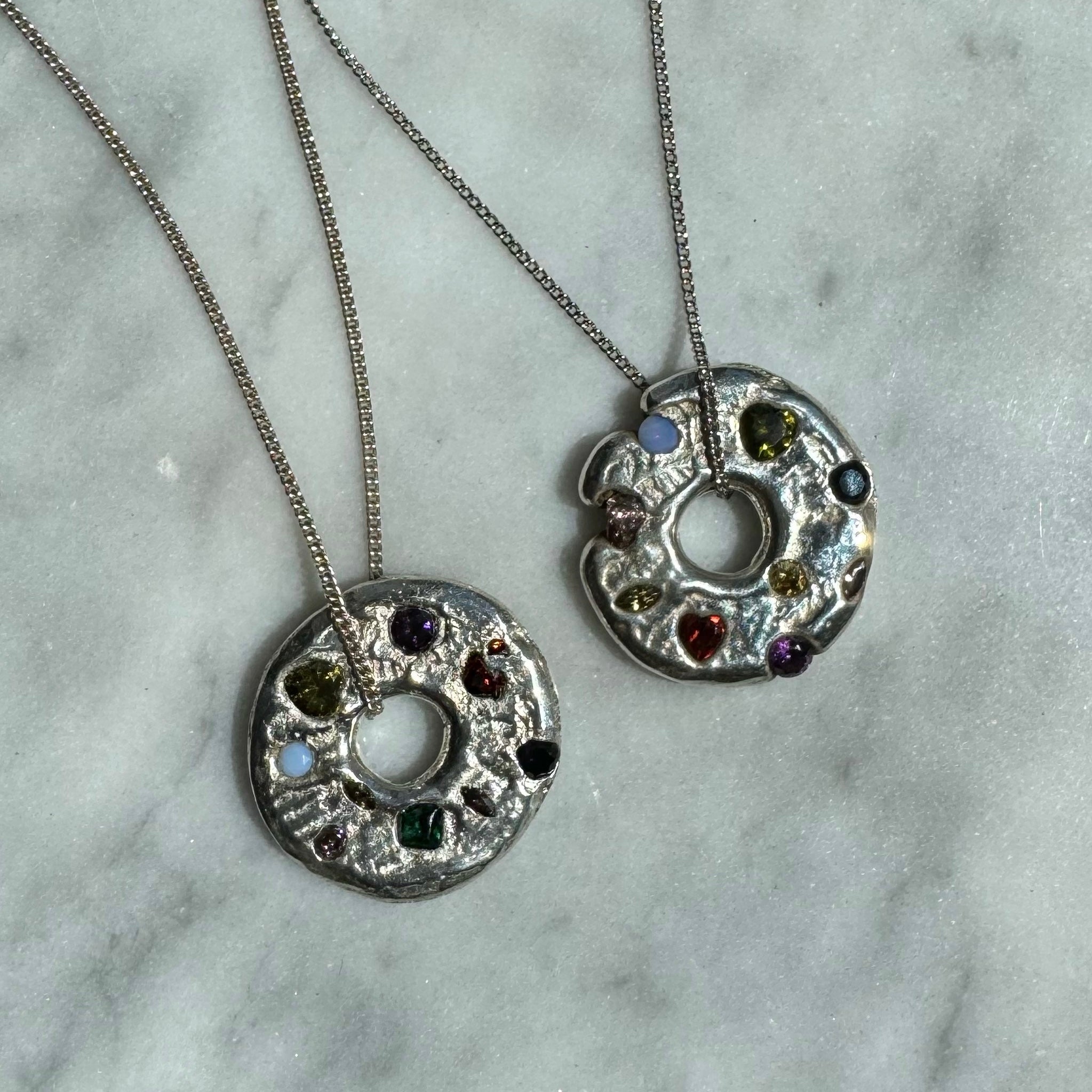 Crystal Donut Pendants image 1